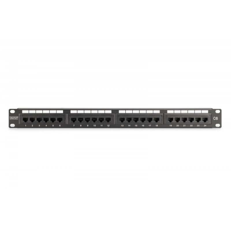 Panel krosowy (patch panel) 19'' 24x RJ45, LSA pion, kat.6, … | PartsPC.pl