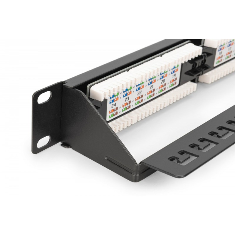 Panel krosowy (patch panel) 19'' 24x RJ45, LSA pion, kat.6, … | PartsPC.pl
