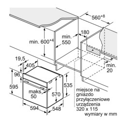 Piekarnik HBA372EB4  czarny AirFry