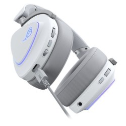 Słuchawki ROG Delta II Wireless 2.4GHz/BT/3.5 Białe | PartsPC.pl