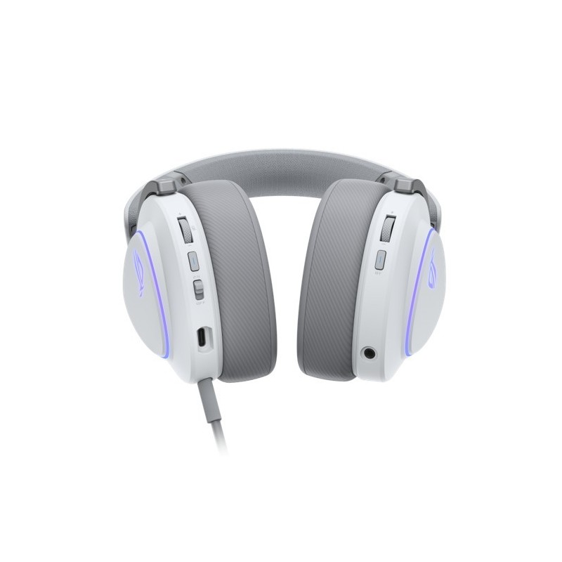 Słuchawki ROG Delta II Wireless 2.4GHz/BT/3.5 Białe | PartsPC.pl