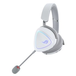Słuchawki ROG Delta II Wireless 2.4GHz/BT/3.5 Białe | PartsPC.pl