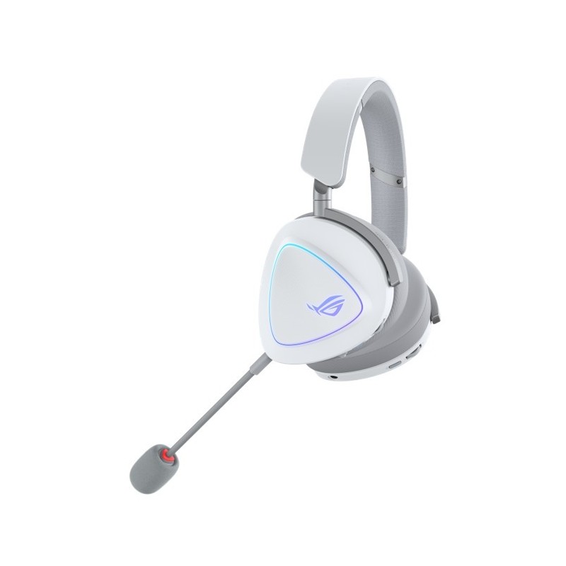 Słuchawki ROG Delta II Wireless 2.4GHz/BT/3.5 Białe | PartsPC.pl