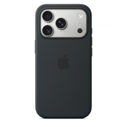Etui silikonowe z MagSafe do iPhonea 17 Pro - czarne | PartsPC.pl