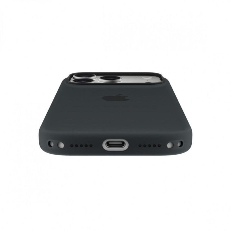 Etui silikonowe z MagSafe do iPhonea 17 Pro - czarne | PartsPC.pl