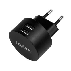 Ładowarka sieciowa LogiLink PA0218 USB 10,5 W, okrągła, 2x U… | PartsPC.pl