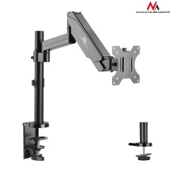 Uchwyt do monitora Maclean MC-775 17-32" 8kg czarny ze sprężyną gazową