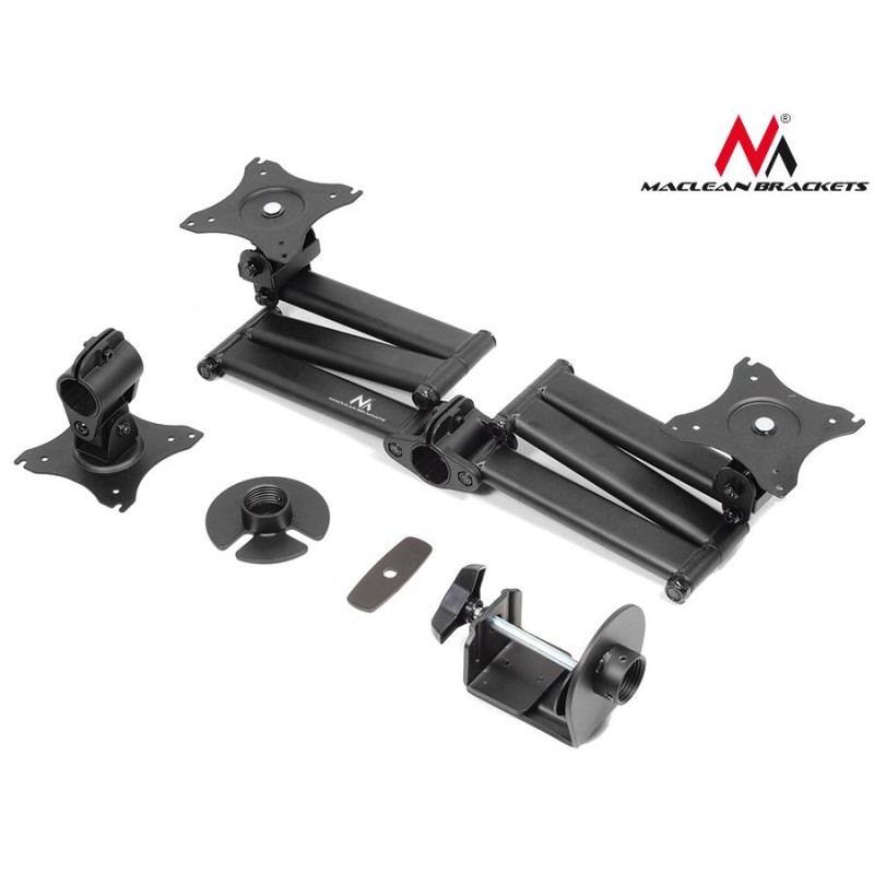 Uchwyt biurkowy na 3 monitory Maclean MC-691 13-27"... | PartsPC.pl