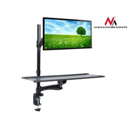Uchwyt do monitora oraz klawiatury Maclean MC-681 13-27" 9kg czarny max