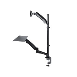 Uchwyt do monitora oraz klawiatury Maclean MC-681 13-27" 9kg czarny max