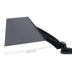 Uchwyt do monitora oraz klawiatury Maclean MC-681 13-27" 9kg czarny max