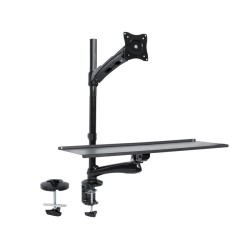 Uchwyt do monitora oraz klawiatury Maclean MC-681 13-27" 9kg czarny max