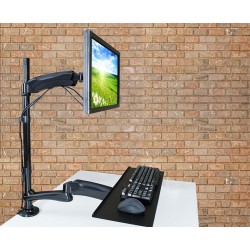 Uchwyt do monitora oraz klawiatury Maclean MC-681 13-27" 9kg czarny max