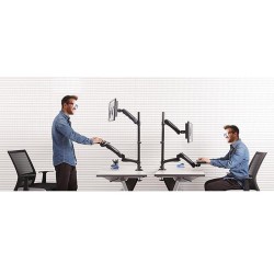 Uchwyt do monitora oraz klawiatury Maclean MC-681 13-27" 9kg czarny max