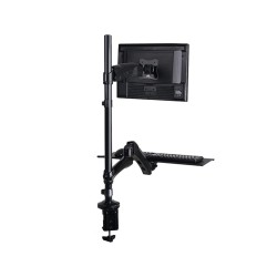 Uchwyt do monitora oraz klawiatury Maclean MC-681 13-27" 9kg czarny max