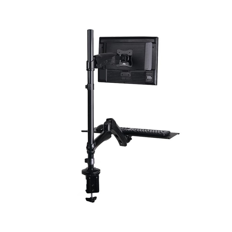 Uchwyt do monitora oraz klawiatury Maclean MC-681 13-27" 9kg czarny max