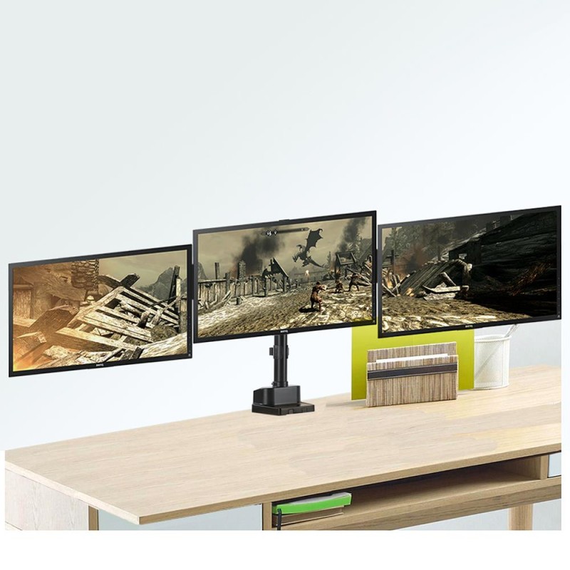 Uchwyt biurkowy na 3 monitory Maclean MC-811 17-27" 3x7kg ve… | PartsPC.pl