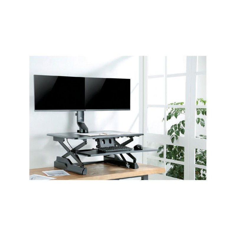 Uchwyt na dwa monitory Maclean MC-854 17"-27" 14kg VESA... | PartsPC.pl