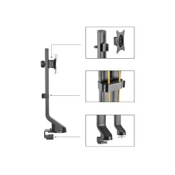 Uchwyt biurkowy do monitora Maclean MC-853 17"-32" 8kg