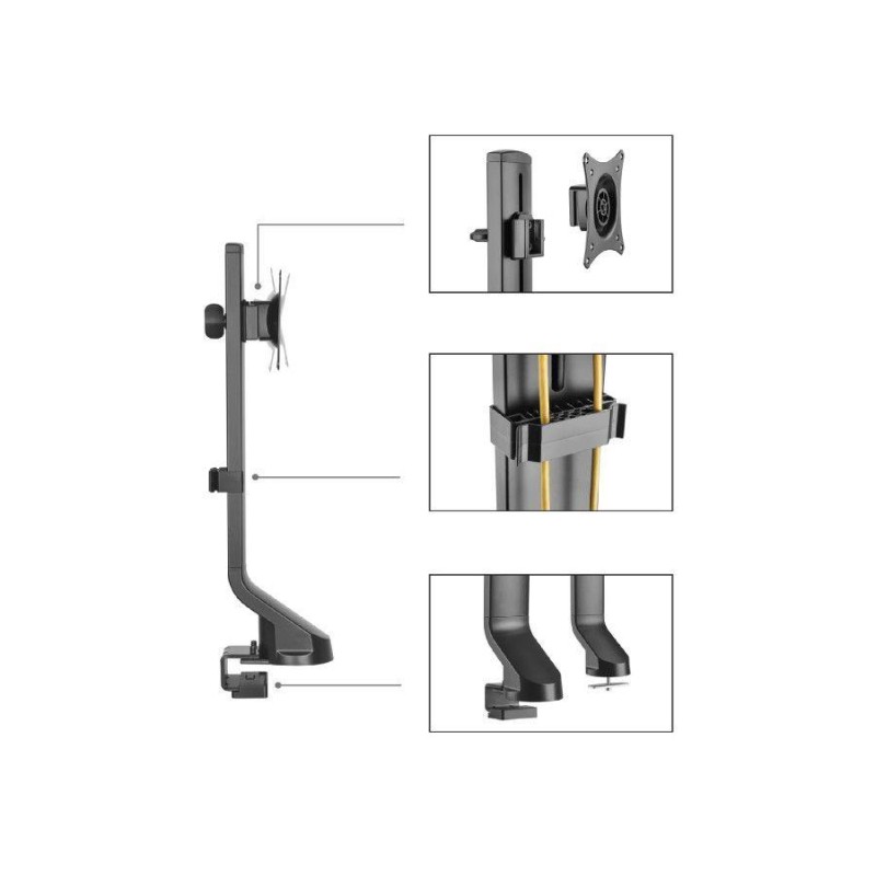 Uchwyt biurkowy do monitora Maclean MC-853 17"-32" 8kg