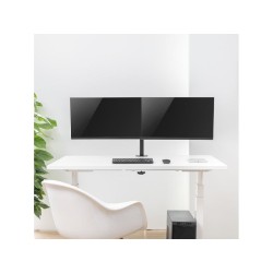 Uchwyt biurkowy na 2 monitory Maclean MC-884 17-32" 2x 8kg (max 16kg) VESA