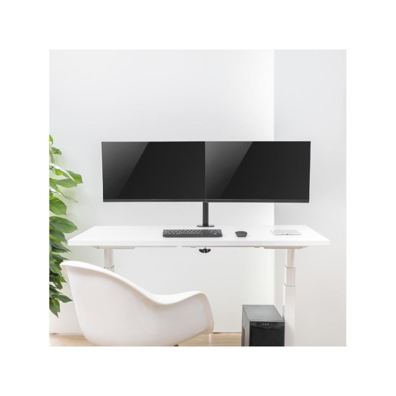 Uchwyt biurkowy na 2 monitory Maclean MC-884 17-32" 2x 8kg (max 16kg) VESA