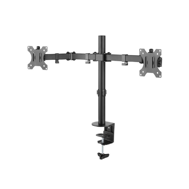 Uchwyt biurkowy na 2 monitory Maclean MC-884 17-32" 2x 8kg (max 16kg) VESA