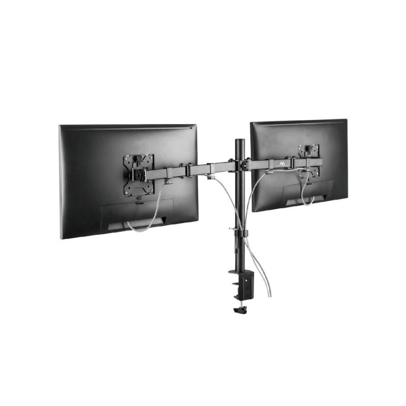 Uchwyt biurkowy na 2 monitory Maclean MC-884 17-32" 2x 8kg (max 16kg) VESA