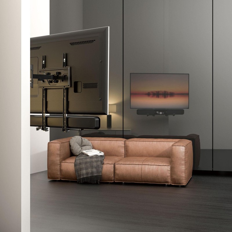 Uchwyt na soundbar do TV Maclean MC-914 max.15kg czarny | PartsPC.pl