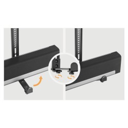 Uchwyt na soundbar do TV Maclean MC-914 max.15kg czarny | PartsPC.pl