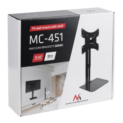 Uchwyt na ścianę do TV z półką Maclean MC-451 max. 20kg max. VESA 200x200