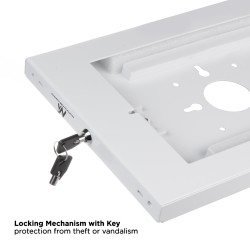 Uchwyt reklamowy do tabletu Maclean MC-474W, ścienny z blokadą, 9.7"-11",