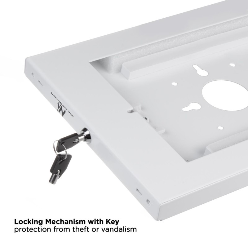 Uchwyt reklamowy do tabletu Maclean MC-474W, ścienny z blokadą, 9.7"-11",