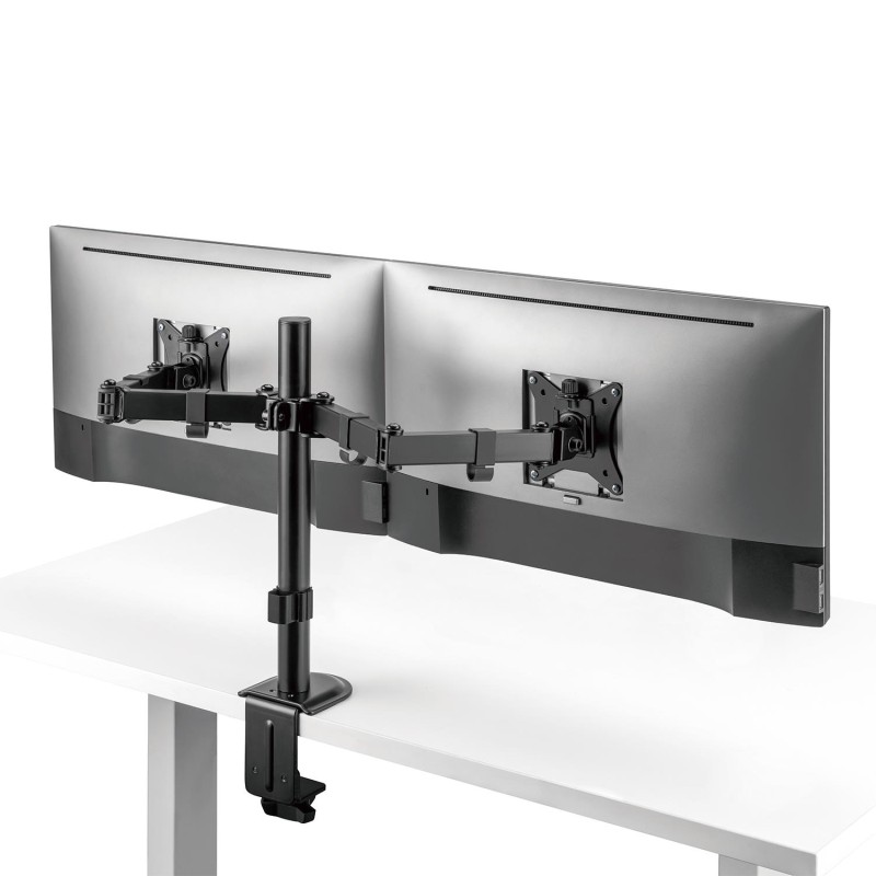 Uchwyt biurkowy na 2 monitory Maclean MC-754N VESA 75x75 ora… | PartsPC.pl
