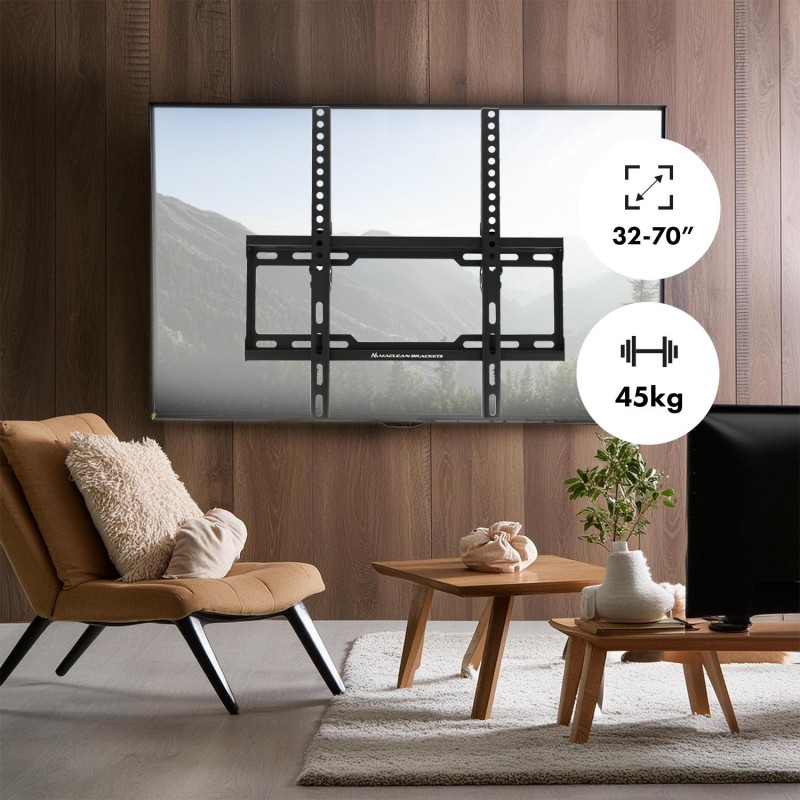 Uchwyt do TV Maclean MC-412, max VESA 400x400, 32-70", 45kg,… | PartsPC.pl