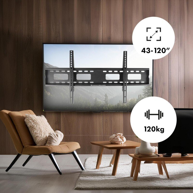 Uchwyt do TV Maclean MC-420, max VESA 800x400, 43-120", 120kg