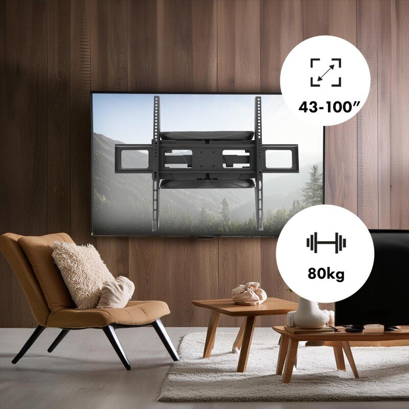 Uchwyt do TV Maclean MC-423, max VESA 800x600, 43-100", 80kg… | PartsPC.pl