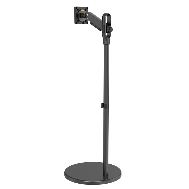 Stojak podłogowy na monitor/TV Maclean MC-970 B, mobilny, sprężyna gazowa,