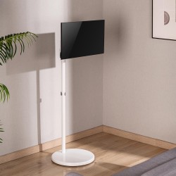 Stojak podłogowy na monitor/TV Maclean MC-970 W, mobilny, sprężyna gazowa,