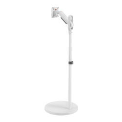 Stojak podłogowy na monitor/TV Maclean MC-970 W, mobilny, sprężyna gazowa,