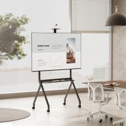 Stand / wózek do TV Maclean MC-114 B, półka na kamerę, na kó… | PartsPC.pl