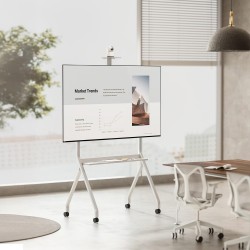 Stand / wózek do TV Maclean MC-114 W, półka na kamerę, na kó… | PartsPC.pl