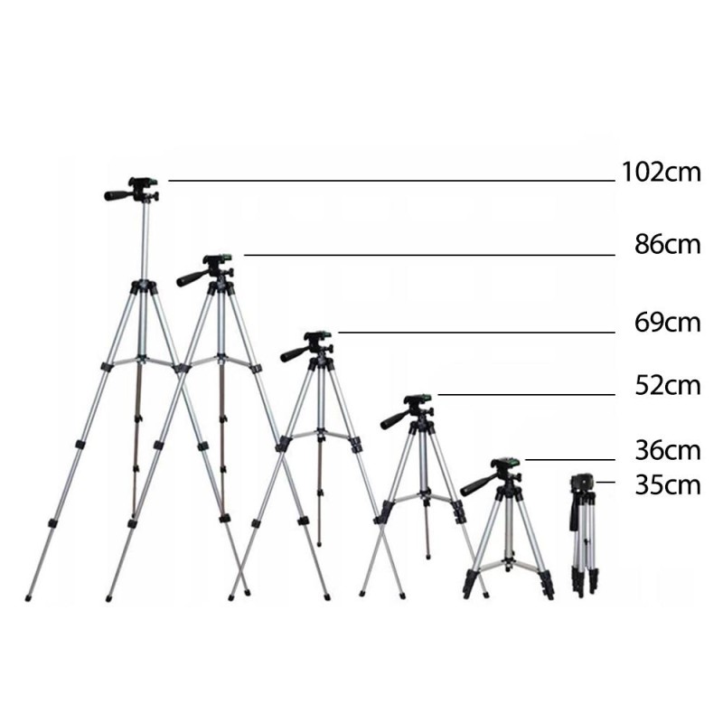 Statyw uniwersany 1/4" Maclean MC-164, do aparatów, kamer, smarfonów, lampy