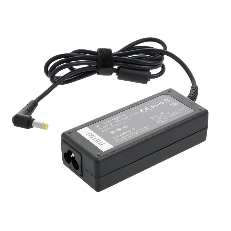 Zasilacz sieciowy Mitsu 19V 3.42A (5.5x1.7) 65W do not... | PartsPC.pl