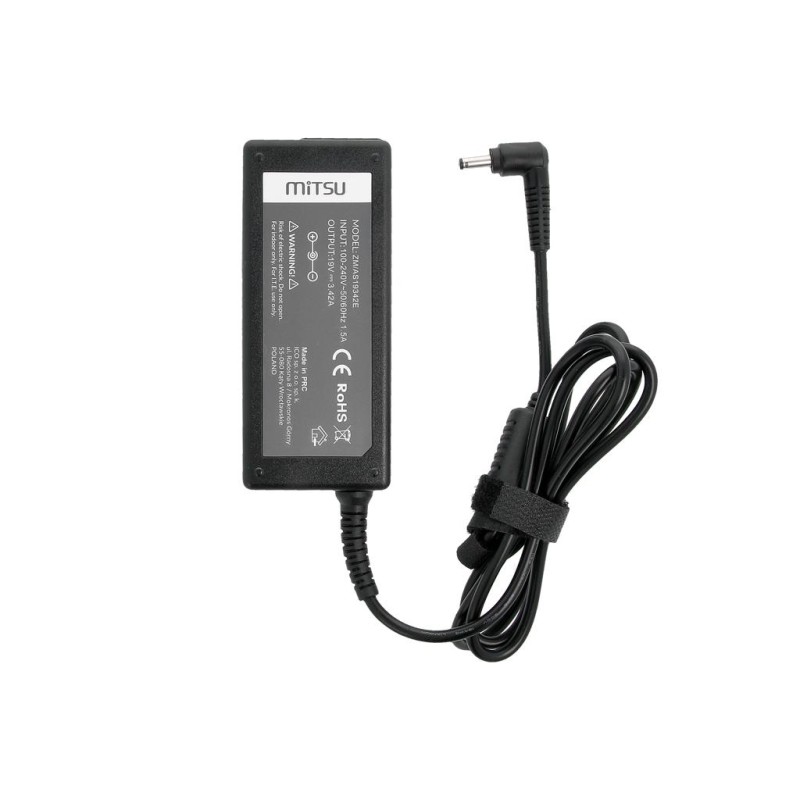 Zasilacz sieciowy Mitsu 19V 3.42A (4.0x1.35) 65W do notebook… | PartsPC.pl