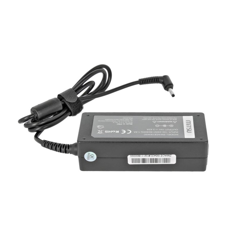 Zasilacz sieciowy Mitsu 19V 3.42A (3.0x1.1) 65W do notebooka… | PartsPC.pl