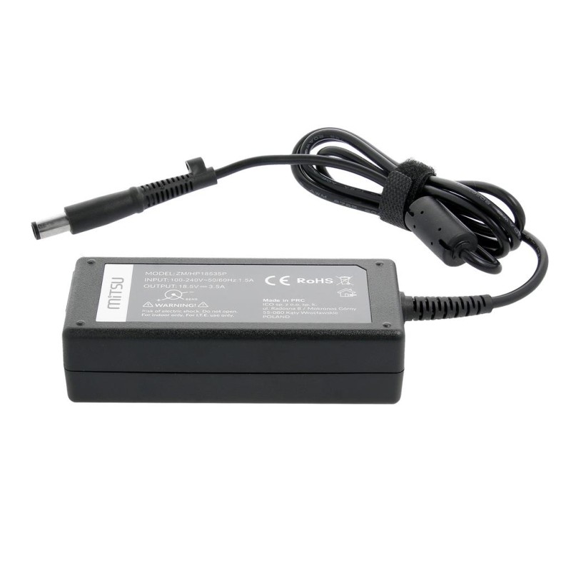 Zasilacz sieciowy Mitsu 18.5V 3.5A (7.4x5.0 pin) 65W d... | PartsPC.pl