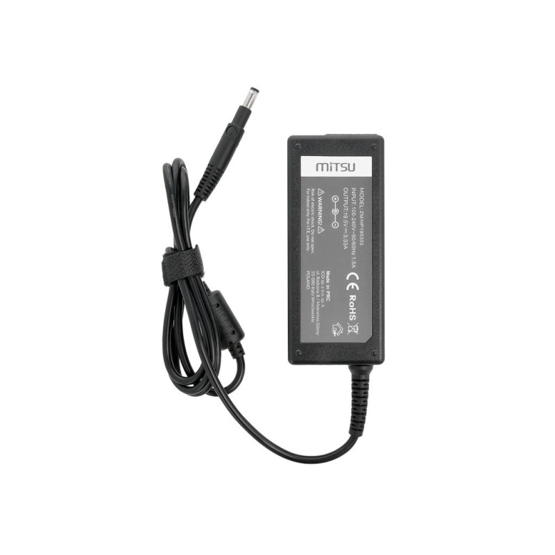 Zasilacz sieciowy Mitsu 19.5V 3.33A (4.8x1.7) 65W do n... | PartsPC.pl