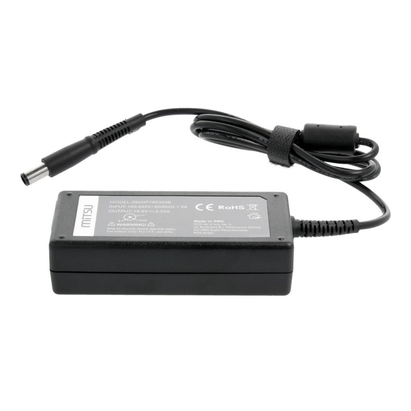 Zasilacz sieciowy Mitsu 19.5V 3.33A (7.4x5.0 pin) 65W ... | PartsPC.pl