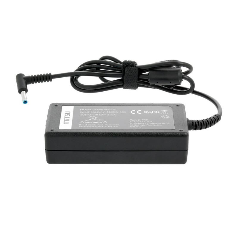 Zasilacz sieciowy Mitsu 19.5V 3.33A (4.5x3.0 pin) 65W do not… | PartsPC.pl